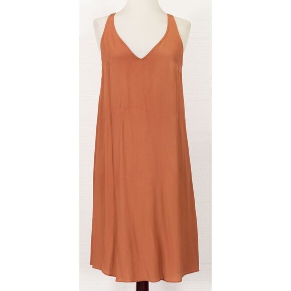 $5824 BRUNELLO CUCINELLI SILK FLORAL-PRINT SHIRT DRESS IN ORANGE S - Picture 10 of 10